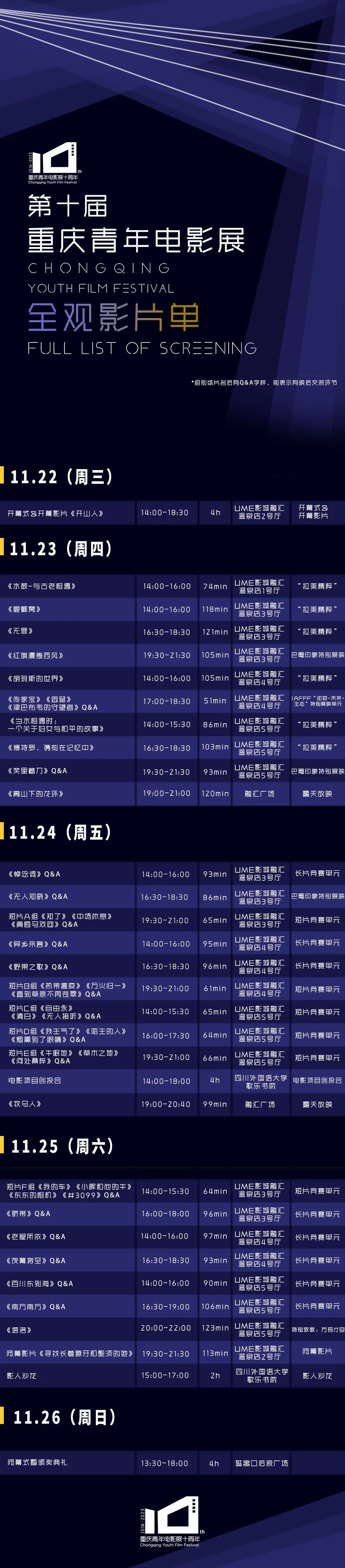 重庆青年电影展第十届_城市光影电影展_重庆影视在线观看